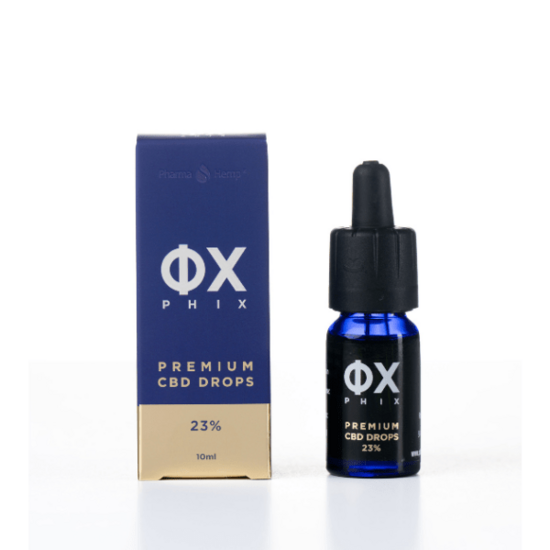 PHIX Premium drops 23% CBD, 10ml